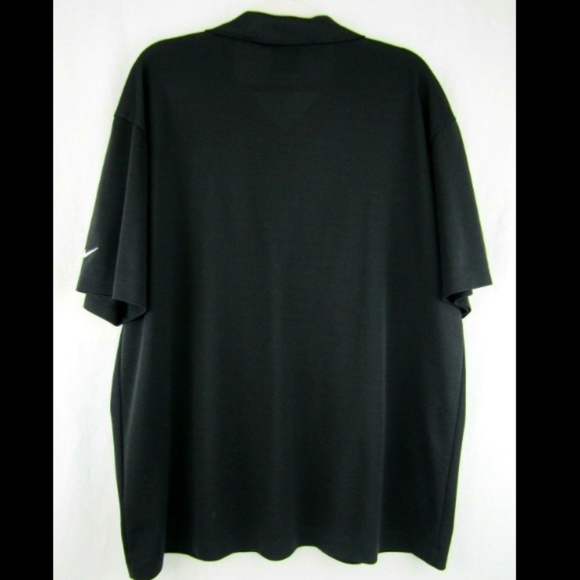 Nike Golf Black Polo Shirt Guiness Blonde Logo - Picture 3 of 8